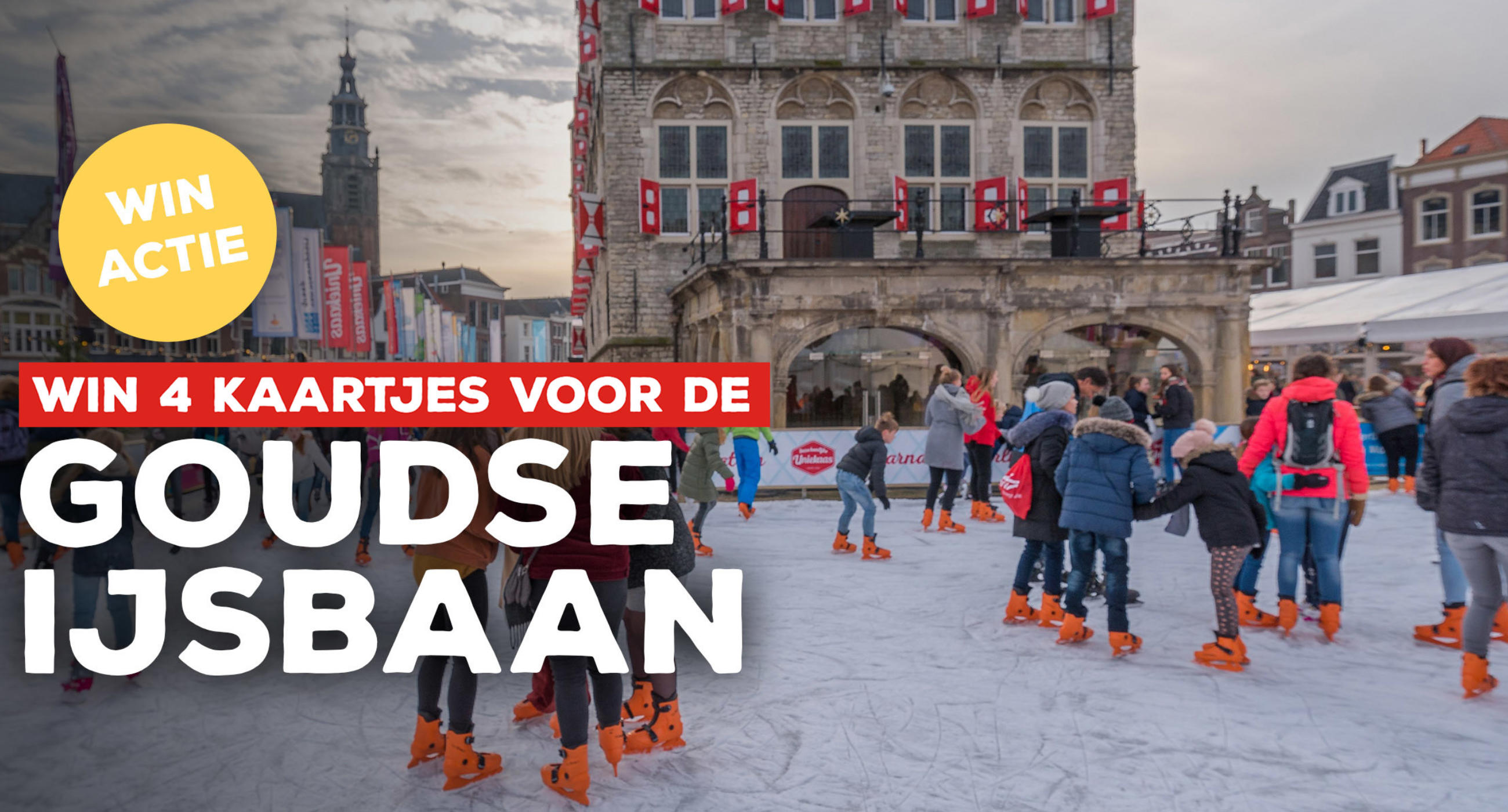 Win vier vrijkaartjes voor de Goudse Schaatsbaan