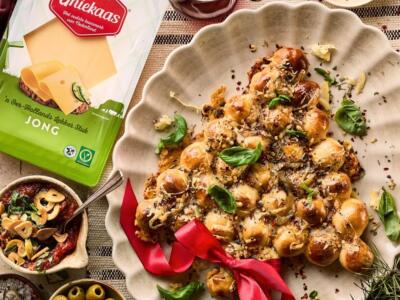 Kerstboom borrelbrood